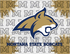 Montana State Bobcats Logo Wall Decor Canvas