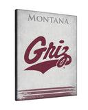 University of Montana Grizzlies Logo Wall Decor Canvas