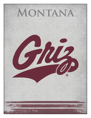 University of Montana Grizzlies Logo Wall Decor Canvas