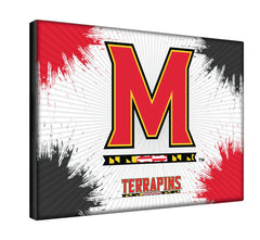 Maryland Terrapins Logo Wall Decor Canvas