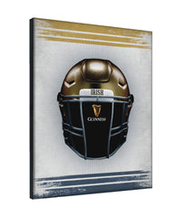 Notre Dame Guinness Beer Football Helmet Wall Decor Canvas