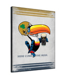 Notre Dame Guinness Beer Toucan Wall Decor Canvas