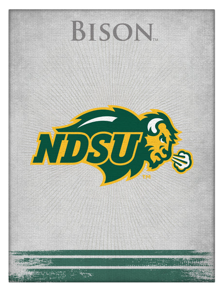 North Dakota State University Bison Logo Wall Decor Canvas