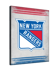 New York Rangers Logo Canvas
