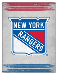 New York Rangers Logo Canvas