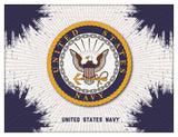 United States Navy Logo Canvas