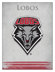 University of New Mexico Lobos Logo Wall Decor Canvas