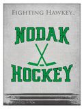North Dakota Nodak Hockey Logo Wall Decor Canvas