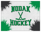 North Dakota Nodak Hockey Logo Wall Decor Canvas