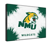 Northern Michigan University Wildcats Logo Wall Decor Canvas