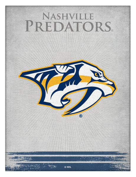 Nashville Predators Logo Canvas