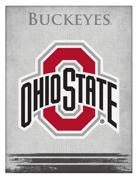 Ohio State Buckeyes Logo Wall Decor Canvas