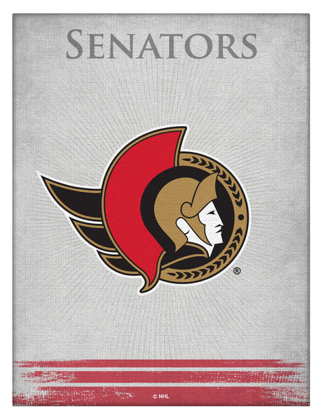 Ottawa Senators Logo Canvas