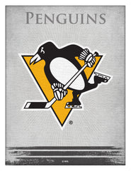 Pittsburgh Penguins Logo Canvas
