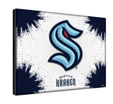 Seattle Krakken Logo Canvas
