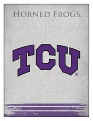 Texas Christian University Horned Frogs Logo Wall Decor Canvas