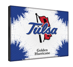 University of Tulsa Golden Hurricanes Logo Wall Decor Canvas