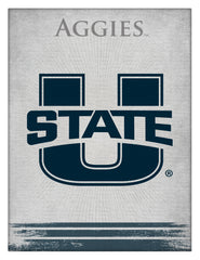 Utah State Aggies Logo Wall Decor Canvas