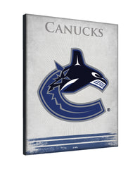 Vancouver Canucks Logo Canvas