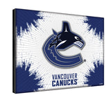 Vancouver Canucks Logo Canvas