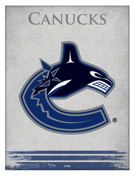 Vancouver Canucks Logo Canvas