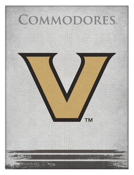 Vanderbilt Commodores Logo Wall Decor Canvas