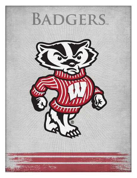 University of Wisconsin Badgers Logo Wall Decor Canvas