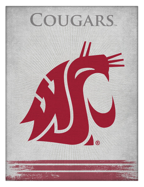 Washington State Cougars Logo Wall Decor Canvas
