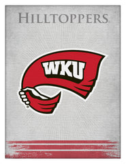 Western Kentucky Hilltoppers Logo Wall Decor Canvas