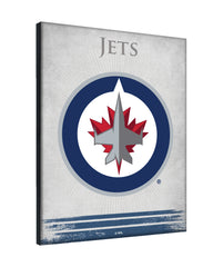 Winnipeg Jets Logo Canvas