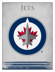 Winnipeg Jets Logo Canvas