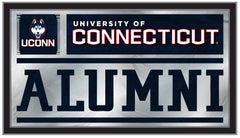 University of Connecticut Huskies Logo Alumni Mirror by Holland Bar Stool Company