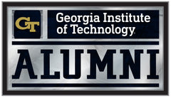 Georgia Institute of Technology Yellow Jackets Logo Alumni Mirror by Holland Bar Stool Company