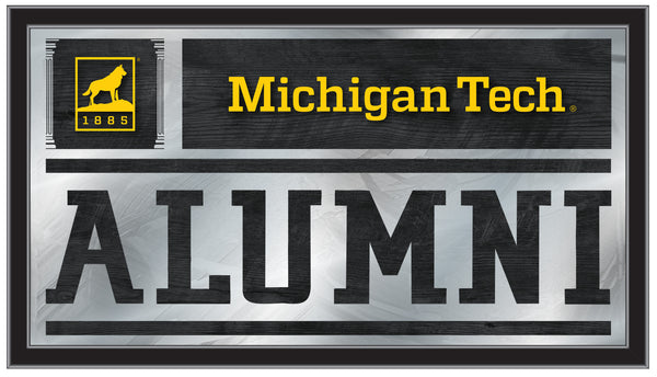 Michigan Tech Huskies Logo Alumni Mirror | Officially Licensed Collegiate Decor