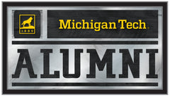 Michigan Tech Huskies Logo Alumni Mirror by Holland Bar Stool Company Home Decor