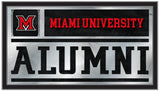 Miami of Ohio RedHawks Logo Alumni Mirror | Officially Licensed Collegiate Decor