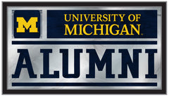 University of Michigan Wolverines Logo Alumni Mirror by Holland Bar Stool Company