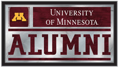 University of Minnesota Golden Gophers&nbsp;Logo&nbsp;Alumni Mirror by Holland Bar Stool Company