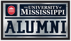 University of Mississippi Rebels Logo Alumni Mirror by Holland Bar Stool Company