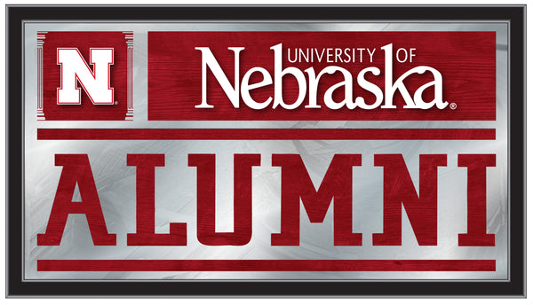 Nebraska Cornhuskers Logo Alumni Mirror | Officially Licensed Collegiate Decor