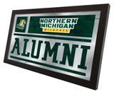 Northern Michigan Wildcats Logo Alumni Mirror | Officially Licensed Collegiate Decor