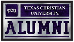 Texas Christian University Horned Frogs Logo Alumni Mirror by Holland Bar Stool Company