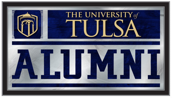 Tulsa Golden Hurricanes Logo Alumni Mirror | Officially Licensed Collegiate Decor