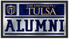 The University of Tulsa Golden Hurricanes Logo Alumni Mirror by Holland Bar Stool Company