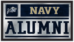 United States Naval Academy Midshipmen Logo Alumni Mirror by Holland Bar Stool Company