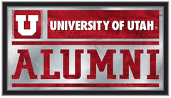 University of Utah Utes Logo Alumni Mirror by Holland Bar Stool Company