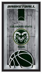 Colorado State University Rams Logo Basketball Mirror by Holland Bar Stool Company