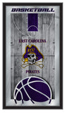 East Carolina Pirates Logo Basketball Mirror
