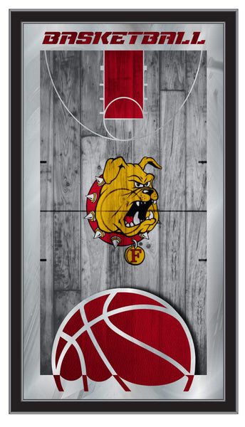 Ferris State Bulldogs Logo Basketball Mirror