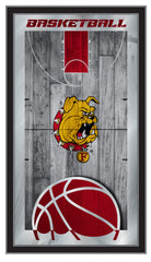 Ferris State Bulldogs Logo Basketball Mirror by Holland Bar Stool Company